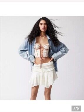 NWT Out From Under Kiera Lace-Up Corset